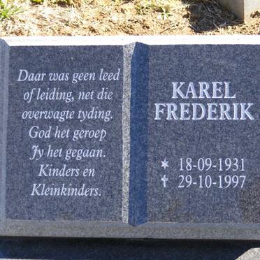 KRIEL Karel Frederik 1931-1997 &amp; Hester Petronella 1935-1987