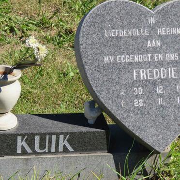 KUIK Freddie 1953-1990