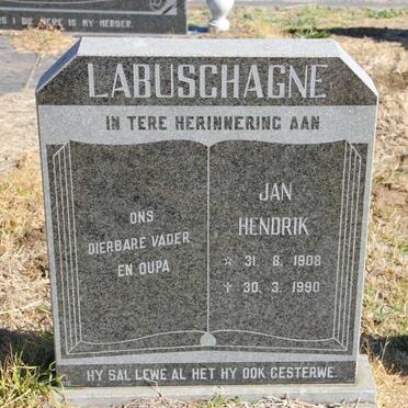 LABUSCHAGNE Jan Hendrik 1908-1990