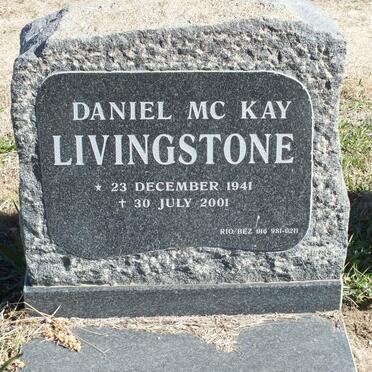 LIVINGSTONE Daniel McKay 1941-2001