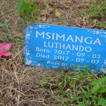 LUTHANDO Msimanga 2017-2017