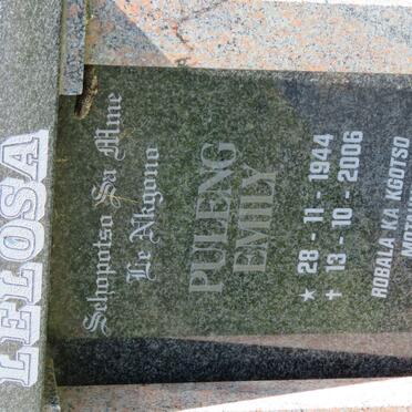 LELOSA Puleng Emily 1944-2006