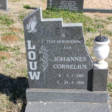 LOUW Johannes Cornelius 1952-2001