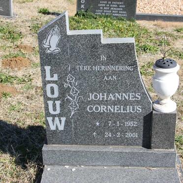 LOUW Johannes Cornelius 1952-2001