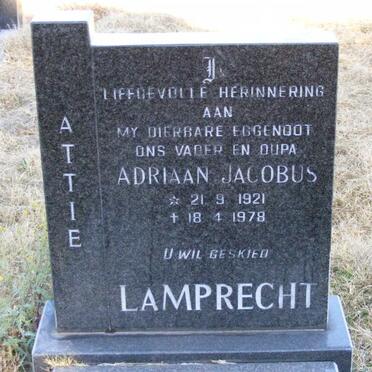 LAMPRECHT Adriaan Jacobus 1921-1978