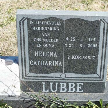 LUBBE Helena Catharina 1941-2005