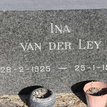 LEY Ina, van der 1925-1978