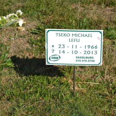 LEFU Tseko Michael 1966-2013