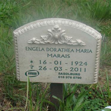 MARAIS Engela Dorathea Maria 1924-2011