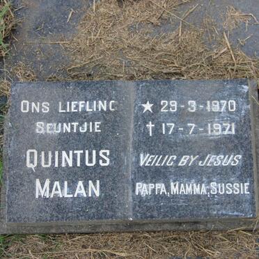 MALAN Quintus 1970-1971