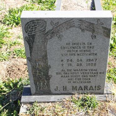 MARAIS J.H. 1947-1988