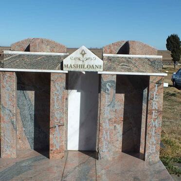 MASHILOANE Serame Jeremiah 1947-1999 &amp; Goitsemang Susan 1952-2007