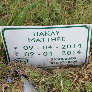 MATTHEE Tianay 2014-2014