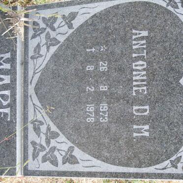 MARE Antonie D.M. 1973-1978