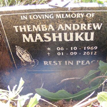 MASHUKU Themba Andrew 1969-2012