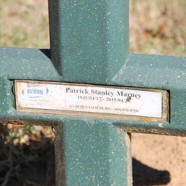 MARNEY Patrick Stanley 1945-2015