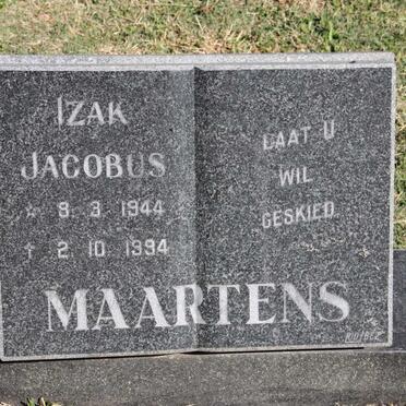 MAARTENS Izak Jacobus 1944-1994