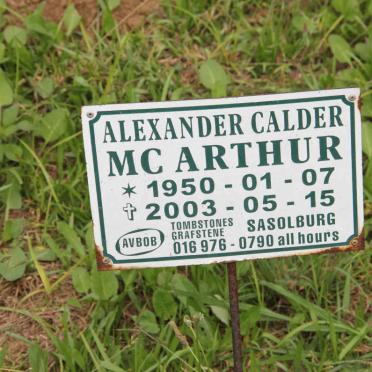 McARTHUR Alexander Calder 1950-2003