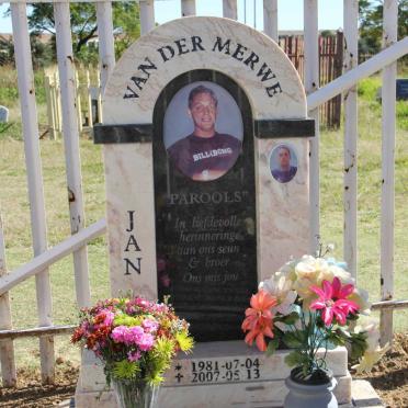 MERWE Jan, van der 1981-2007