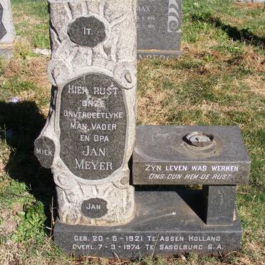 MEYER Jan 1921-1974