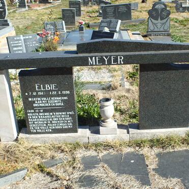 MEYER Elbie 1949-1996