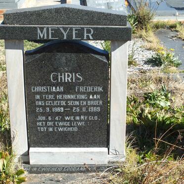 MEYER Christiaan Frederik 1969-1989