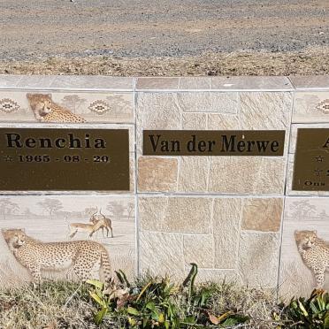 MERWE Andries, van der 1963-2011 &amp; Renchia 1965-