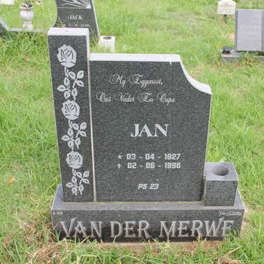 MERWE Jan, van der 1927-1996
