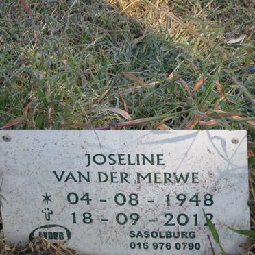 MERWE Joseline, van der 1948-2012