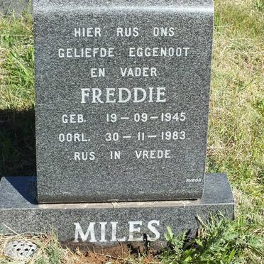 MILES Freddie 1945-1983