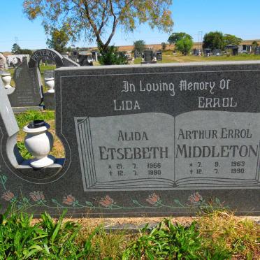 MIDDLETON Arthur Errol 1963-1990 :: ETSEBETH Alida 1966-1990