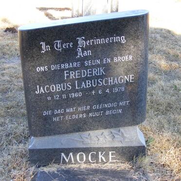 MOCKE Frederik Jacobus Labuschagne 1960-1978