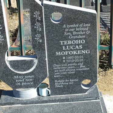 MOFOKENG Teboho Lucas 1993-2010