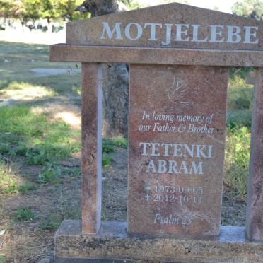 MOTJELEBE Tetenki Abram 1973-2012