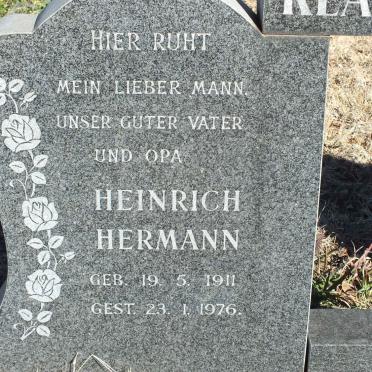MOLLER Heinrich Hermann, KLAUMANNS 1911-1976 &amp; Gertrud 1915-1998