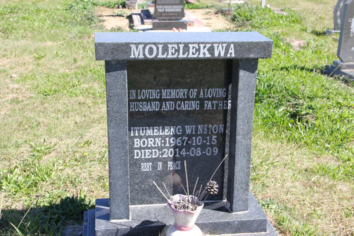 MOLELEKWA Itumeleng Winston 1967-2014