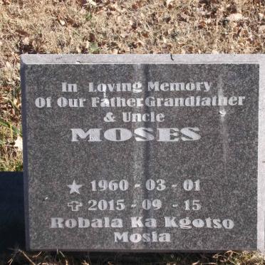 MOSES 1960-2015