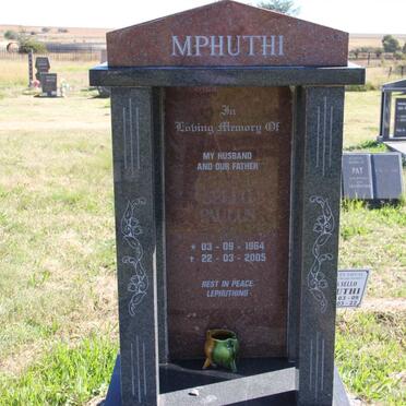 MPHUTHI Sello Paulus 1964-2005