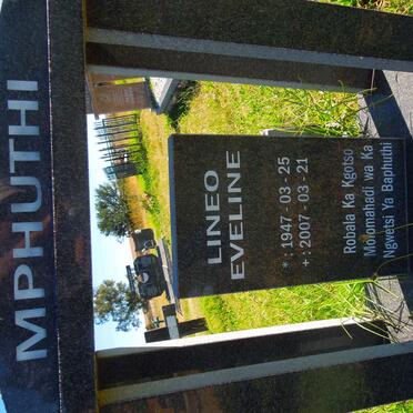 MPHUTHI Lineo Eveline 1947-2007