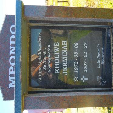 MPONDO Kholiwe Jereminah 1972-2007