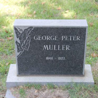 MULLER George Peter 1848-1927