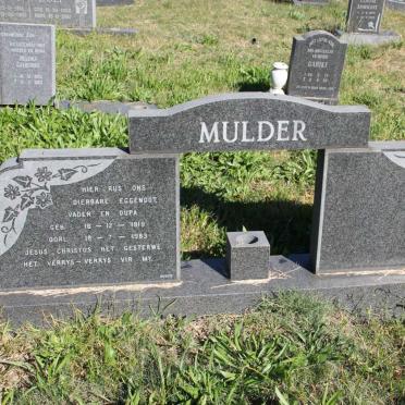 MULDER ? 1919-1983