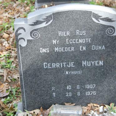 MUYEN Gerritje 1907-1975