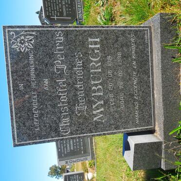 MYBURGH Christoffel Petrus Hendriches 1914-1988