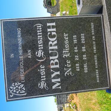 MYBURGH Susana nee VISSER 1915-2002
