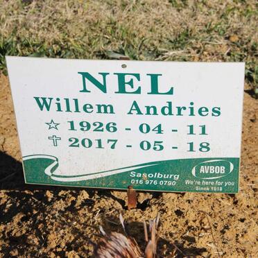 NEL Willem Andries 1926-2017