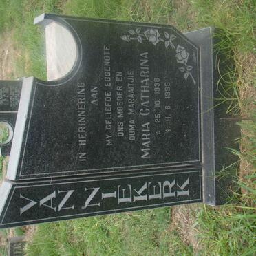 NIEKERK Maria Catharina, van 1936-1995