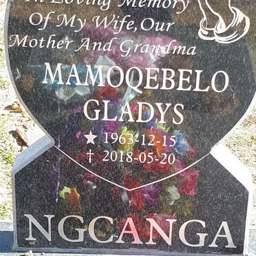 NGCANGA Mamoqebelo Gladys 1963-2018