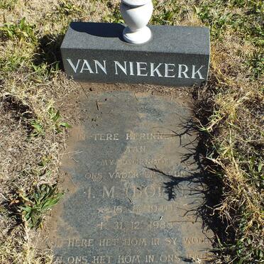 NIEKERK I. M.,  van 1940-1988