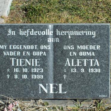 NEL Tienie 1923-1999 &amp; Aletta 1930-